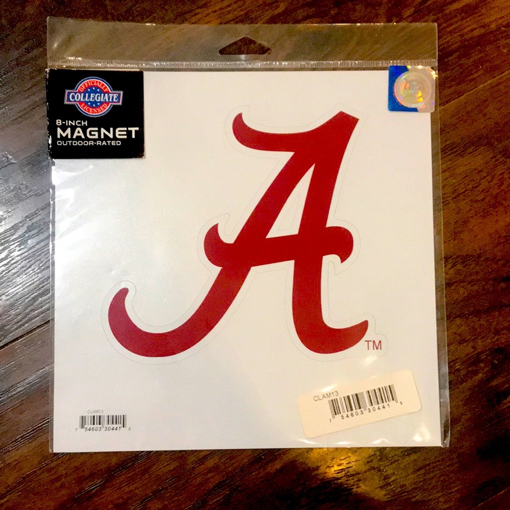 8” New Alabama Car Magnet